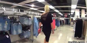 Glamorous czech teen gets seduced in the supermarket and pounded in pov