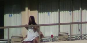 HOTEL BALCONY FUCK - video 1