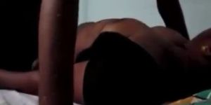 Hot Southindian Busty Aunty's HUGE Boobs massaged by her young BF