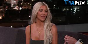 Kim Kardashian West Sexy Scene  in Jimmy Kimmel Live