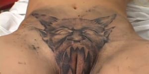 Alira Astro Pussy Tattoo Teil 3