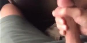 stranger public bus handjob cumshot