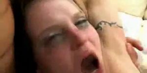 girl screams in pain on first anal