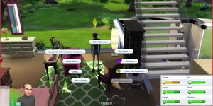 Furry gets rejected after watching friend screw stranger in kitchen - SIms 4