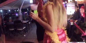 Hottie ladies sucks and fucks dicks after partying