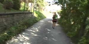 Outdoor blowjob and fucking - video 10