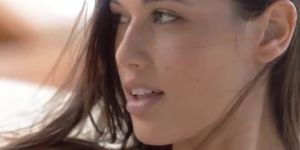 Absolutely gorgeous brunett babe - video 4
