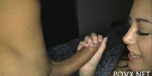 Girlfriend mixes cockriding and blowjob - video 5