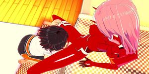 Darling in the Franxx: FUCKED Zero Two with a VIBRATOR (3D Hentai)