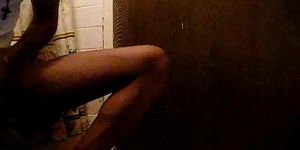 another  cumshot in   the bathroom