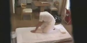 Husband Let His Asian Wife Be Tempted By A Masseuse