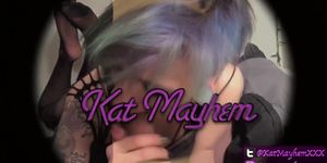 Pussy Grinding on Dick until Cum in Panties after from Kat Mayhem