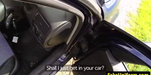 FAKEHUB - Bigtit amateur fucked on bonnet of cops car