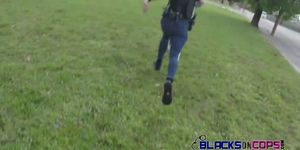 UNIFORMED rebel cops SUCK big black shlong BEFORE riding it