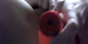 Janine 39 years Orgasm in my red thong - video 1