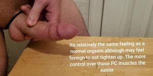 HOW TO - Male Cum Control and having multiple cumshots/orgasms Tutorial Video
