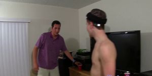 Hazing college student assfucked on camera