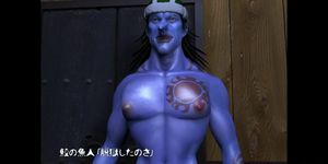 Big tits 3D slut fucked by blue guy