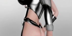 Секс-рабыне из аниме с огромными сиськами зажимают соски - видео 2