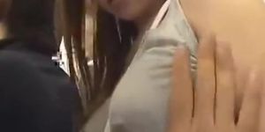 Big Tits Girl Molested On A Train