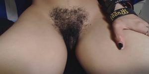 HD Closeup of Fat Thick Meaty Hairy Pussy