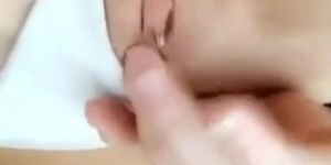 Anal and Pussy Masturbation with Dildo