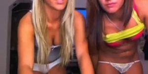 Two College Hotties On Webcam