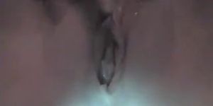 Wet Pussy Vibrated Close Up