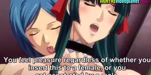 Hentai Threesome With Hermaphrodite