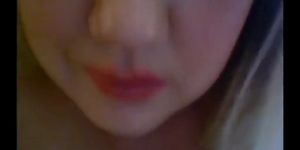 Pussy teasing and toying on closeup webcam - video 1