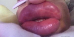 Inflated Plastic Lips 39 // SiliconeBunny