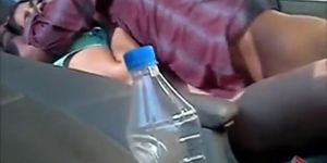 Hot NorthIndian Aunty fucking her BF in a CAR while going TOUR