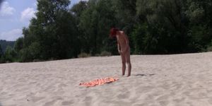 NUDIST VIDEO - Teen nudists take off their clothes and play nude