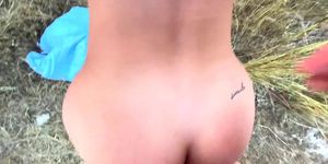 Got naked while Hiking and seduce stranger to screw - babiqueen
