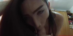 Ladyboy Donut Blowjob and Anal Sex