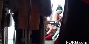 Teen measures her fuckholes - video 53