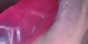 Rough Fucking My Pussy Then Cum With Vibrating Dildo