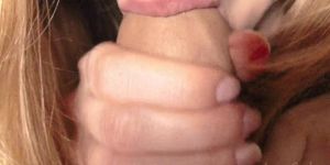 SUPER SENSUAL TOUCH TO THE FORESKIN - HOT TEEN GIVES A SLOPPY BLOWJOB 4K