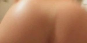 Bubble Butt Teen Reverse Cowgirl While Roomates Can Hear