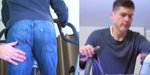 Young Ripped Athlete Spanked on an Elliptical Machine