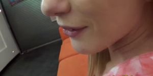 Blonde girlfriend lesbian pussy licking