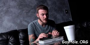 Strong anal gay porn show - video 3