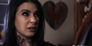 Busty goth babe Ivy Lebelle gets a hot sex