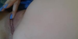 Round big butt with perfect stretchy asshole mastrubation closeup
