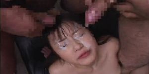 asian fucked while taking massive loads to the face