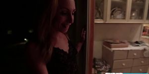 Cute Hollie gets hammered by neighbor (Hollie Shields)