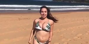 Busty Teen Bouncing Huge Tits In Slow Motion  32H Cup (32Gg)