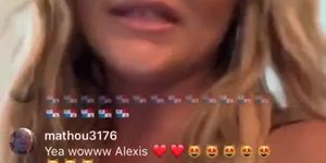 Alexis Texas getting her ass eaten on instagram live 27/06/2020