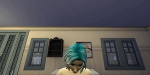 Sims 4: Teen Boy Scores With Goth Milf