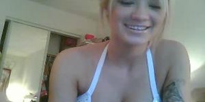 Nep tieten Blonde webcam